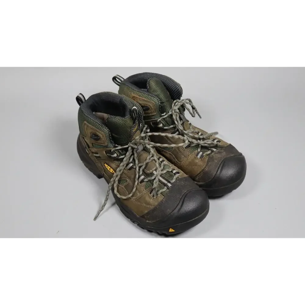 KEEN Utility Men's Braddock Mid Height Steel Toe Waterproof Work Boots Size 11EE